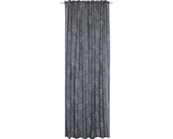 ELBERSDRUCKE Gordijn Met Verborgen Lussen Palau Bloemen Grijs 140x255 Cm