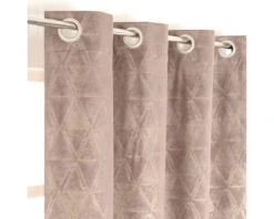 Verduisterend Gordijn Met Ringen Lichtroze 140x245 Cm