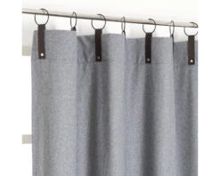 Verduisterend Gordijn Met Lussen Grijs 140x245 Cm
