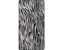 Vloerkleed Laagpolig Zebraprint 67x170 Cm