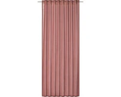 ELBERSDRUCKE Gordijn Met Lussen Air Rood 255x140 Cm