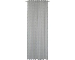 ELBERSDRUCKE Gordijn Met Lussen Fulffy Dots Grijs 255x140 Cm