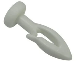 GARDINIA Geleiders Voor Gordijnrails Wit 30 Stuks