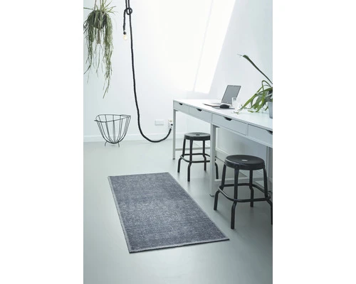 MD ENTREE Loper Velvet Antraciet 67x150 Cm 4 MD ENTREE Loper Velvet Antraciet 67x150 Cm - Afbeelding 4