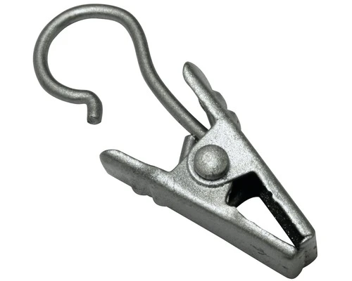 GARDINIA Cliphaken Mat Zilver 10 Stuks 1 GARDINIA Cliphaken Mat Zilver 10 Stuks