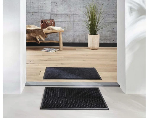 MD ENTREE Deurmat Rubber Lizzy Zwart 48x62 Cm 4 MD ENTREE Deurmat Rubber Lizzy Zwart 48x62 Cm - Afbeelding 4