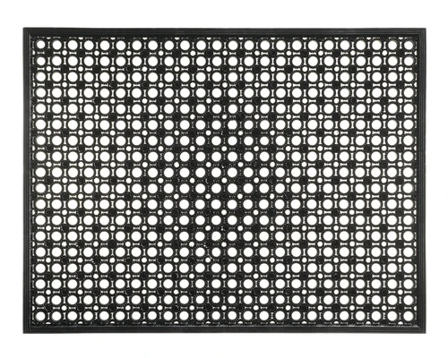 MD ENTREE Deurmat Rubber Lizzy Zwart 48x62 Cm 2 MD ENTREE Deurmat Rubber Lizzy Zwart 48x62 Cm - Afbeelding 2