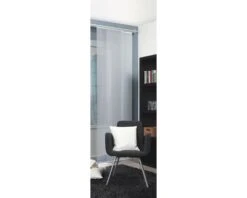 HOME FASHION Paneelgordijn Voile Wit 60x245 Cm