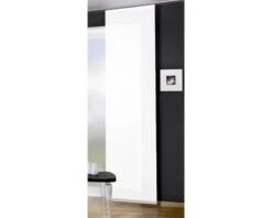 HOME FASHION Paneelgordijn Rom Deko Wit 60x245 Cm