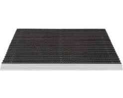 HAMAT Deurmat Aluminium Outline Bruin 50x80 Cm