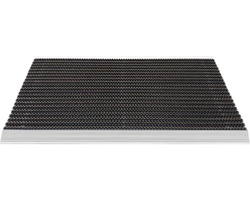 HAMAT Deurmat Aluminium Outline Bruin 50x80 Cm 1 HAMAT Deurmat Aluminium Outline Bruin 50x80 Cm