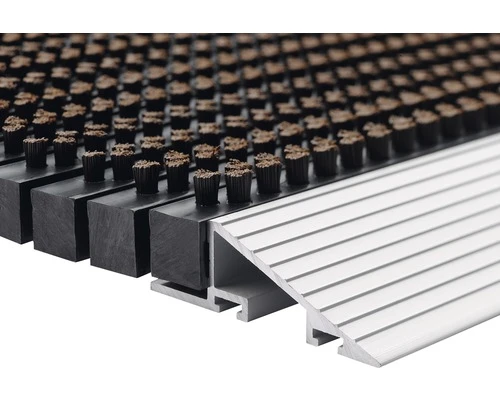 HAMAT Deurmat Aluminium Outline Bruin 50x80 Cm 4 HAMAT Deurmat Aluminium Outline Bruin 50x80 Cm - Afbeelding 4