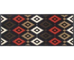 MD ENTREE Loper Kelim Rood 67x150 Cm