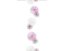 HOME FASHION Paneelgordijn Rawlins Wit/lila 60x245 Cm