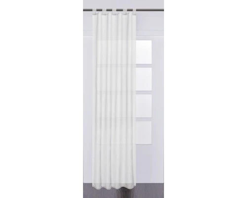 SOLEVITO Gordijn Met Lussen Plana Wit 140x245 Cm 1 SOLEVITO Gordijn Met Lussen Plana Wit 140x245 Cm