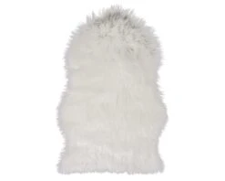 SOLEVITO Schapenvacht Imitatie Wit 55x80 Cm