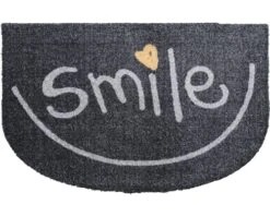 MD ENTREE Schoonloopmat Elegance Smile Antraciet 50x75 Cm