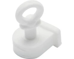 INTENSIONS Eindstops Voor Gordijnrails Basic Wit 4 Stuks