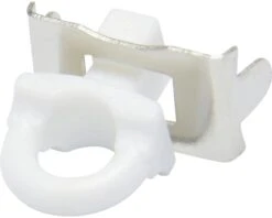 INTENSIONS Eindstops Voor Gordijnrails Flat Wit 4 Stuks