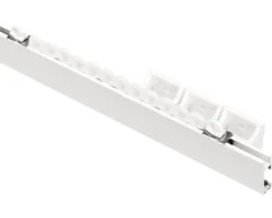 INTENSIONS Gordijnrails Flat Compleet Wit 200 Cm