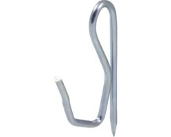 INTENSIONS Gordijnhaken Klein Insteek Ijzer Vernikkeld 25 Stuks