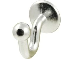 INTENSIONS Embrassehaak Klein Chroom 2 Stuks