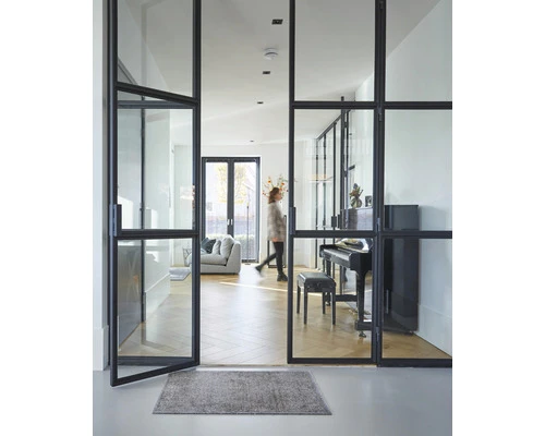 MD ENTREE Schoonloopmat Soft&Deco Velvet Bruin 67x100 Cm 4 MD ENTREE Schoonloopmat Soft&Deco Velvet Bruin 67x100 Cm - Afbeelding 4