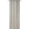 RASCH HOME Transparant Gordijn Met Ringen Safari Bruin 140x255 Cm