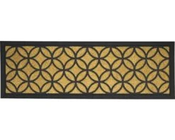 Deurmat Rubber/kokos Circle 25x75 Cm