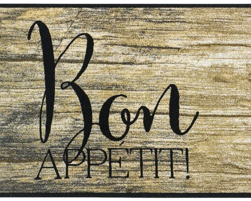 MD ENTREE Loper Cook&Wash Wood Bon Appetit 50x150 Cm 2 MD ENTREE Loper Cook&Wash Wood Bon Appetit 50x150 Cm - Afbeelding 2