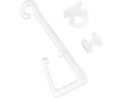 GARDINIA Railshaken Voor Gordijnen Met Ringen 10 Stuks