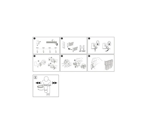 GARDINIA Gordijnrail Flexline Wit 350 Cm 12 GARDINIA Gordijnrail Flexline Wit 350 Cm - Afbeelding 12