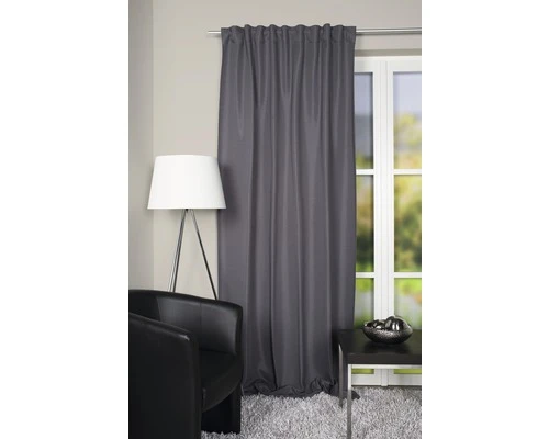 HOME FASHION Verduisterend Gordijn Met Verborgen Lussen John Antraciet 135x245 Cm 1 HOME FASHION Verduisterend Gordijn Met Verborgen Lussen John Antraciet 135x245 Cm