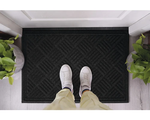 Deurmat Rubber Eco Contures Antraciet 60x90 Cm 5 Deurmat Rubber Eco Contures Antraciet 60x90 Cm - Afbeelding 5