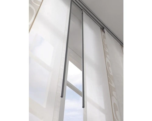 GARDINIA Atlanta Gordijnrails Voor Paneelgordijnen 3-sporen Aluminium 210 Cm 5 GARDINIA Atlanta Gordijnrails Voor Paneelgordijnen 3-sporen Aluminium 210 Cm - Afbeelding 5