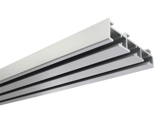 GARDINIA Atlanta Gordijnrails Voor Paneelgordijnen 3-sporen Aluminium 210 Cm 1 GARDINIA Atlanta Gordijnrails Voor Paneelgordijnen 3-sporen Aluminium 210 Cm