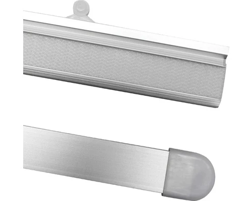 GARDINIA Paneeldrager Met Klittenband Aluminium 60 Cm 1 GARDINIA Paneeldrager Met Klittenband Aluminium 60 Cm