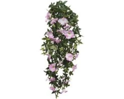 Kunstbloem Hang Petunia, Lengte 80 Cm, Roze