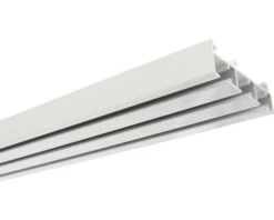 GARDINIA Atlanta Gordijnrails Voor Paneelgordijnen 3-sporen Wit 160 Cm
