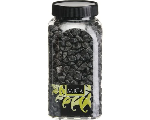MICA Decoratiestenen, Zwart, 1 Kg 1 MICA Decoratiestenen, Zwart, 1 Kg