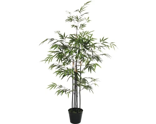 Kunstplant Bamboe In Pot, Groen Hoogte 120cm 1 Kunstplant Bamboe In Pot, Groen Hoogte 120cm